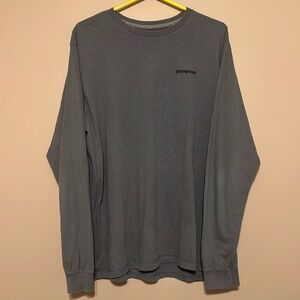 Men’s long sleeve vintage Patagonia t-shirt gray L regular fit